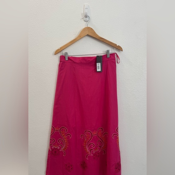 NWT SACHIN + BABI 100% Cotton Colleen Fuchsia Skirt size 8 - Picture 3 of 6
